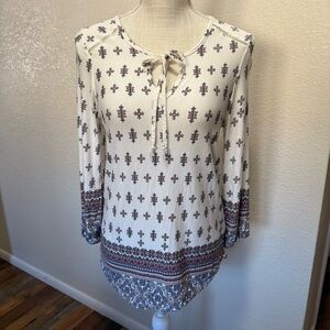 Knapp Studio - Bohemian Print Top - Size Small
